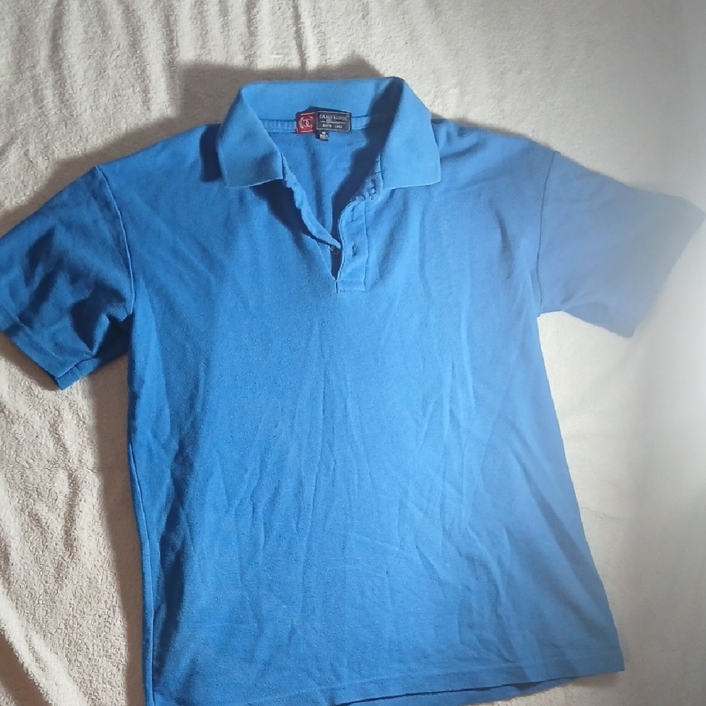 Cambridge Classics Men's Blue Polo Shirt Medium